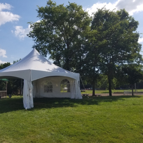 Fairground event setup