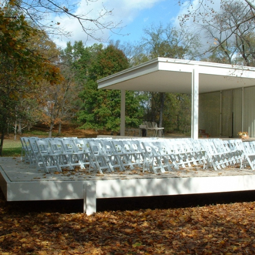 Farnsworth House in Plano, IL