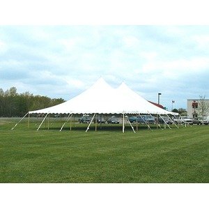 40' x 60' High Peak Pole Tent - Professionally Installed