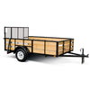 5' x 8' Open Steel & Wood Side Utility Trailer