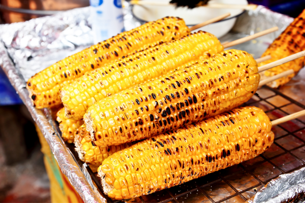 Grilled corn