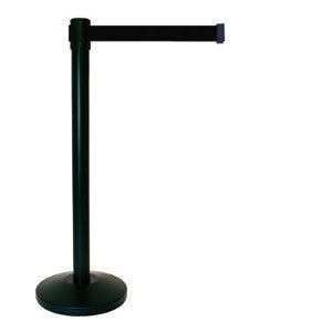 Stanchions - Black Retractable