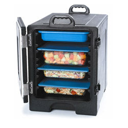 Carlisle Black Insulated End Loading Food Carrier