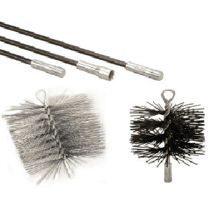 Chimney Brushes & Rods Cleaning Kit