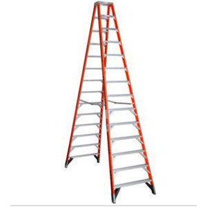 Fiberglass 14' Twin Step Ladder