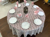 90 Square Ivory Lace Tablecloth