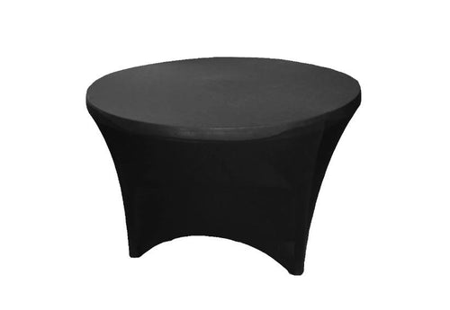 Black Spandex Linens for 60 Round Tables - NEW!