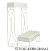 Kneeling Bench, White (1 pair)